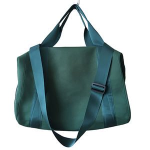 Bolsa de lona de poliéster impermeable y ligera de gran capacidad Unisex, logotipo personalizado, estilo informal de lujo, plegable para Fitness deportivo - Product Image 6