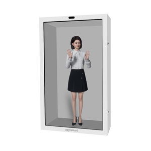 AOYI <span class=keywords><strong>Humain</strong></span> Numérique Holographique avec Écran LCD Transparent et Cabinet Holographique 3D pour la Vente au Détail - Product Image 1