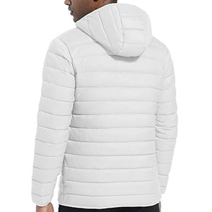 Veste matelassée à capuche de luxe pour homme Remplissage en coton Design épais et chaud pour les vêtements de travail en extérieur et les températures hivernales froides - Product Image 2