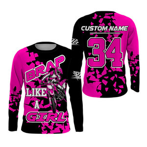 Maillots de course de motocross pour hommes imprimés sur mesure, coupe-vent, respirants, séchage rapide, légers, en polyester, manches longues, numériques - Product Image 6