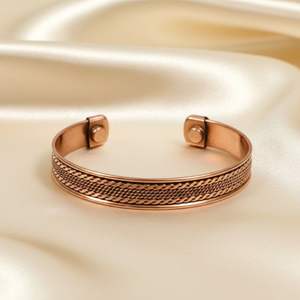 Latest Stylished Brass <b>Silver</b> Plated Elegant Women Open Bangle <b>Cuff</b> <b>Bracelet</b> with Personalized Engraved Jewelry At Lowest Price - Product Image 6