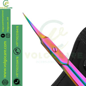 Calidad Premium Ceja Pestañas postizas Bigote Facial Nariz Oreja Cuidado del cabello Tijeras de belleza multiusos - Product Image 3