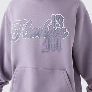 Vêtements de mode grande taille d'hiver, streetwear, décontracté, molleton technique lourd, 100% coton, ensembles de survêtement pour hommes en deux pièces - Product Image 2