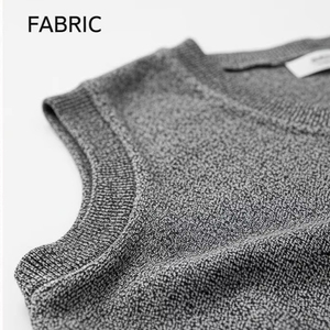 Chaleco sin Mangas con Estampado Transpirable, Suéter de Tela de Punto Suave, Ligero, Cómodo, para Uso Diario, Tops Casuales de Moda - Product Image 5