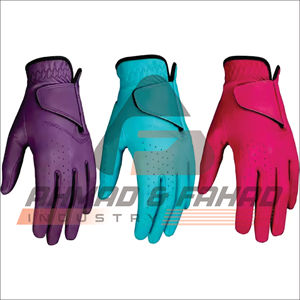 ถุงมือกอล์ฟสีและโลโก้ตามสั่งมาใหม่ถุงมือหนัง cabretta ถุงมือกอล์ฟโดย Ahmad & Fahad Industry - Product Image 6