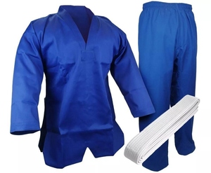 Uniforme Profesional de Taekwondo 100% Algodón Transpirable y Duradero Hecho a Medida Unisex para Adultos Ropa de Artes Marciales SI-TG-014 - Product Image 4