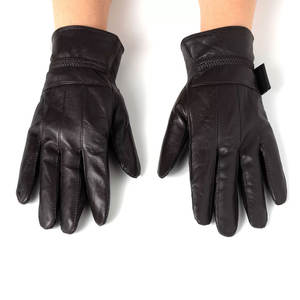 25-26Touch Screen Guantes de cuero a prueba de viento Nueva moda Guantes de invierno de alta calidad en el guante de moda de cuero de la mejor calidad - Product Image 2
