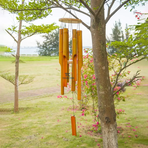 Meilleur prix carillon éolien en bambou carillons en bambou fabriqués à la main décoration de la maison écologique fabriqué au Vietnam - Product Image 2