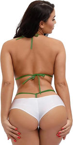 Conjunto de Bikini de Cintura Alta con Torsión, Traje de Baño de Dos Piezas para Mujer, Traje de Baño de Diseñador, Secado Rápido, Transpirable - Product Image 3