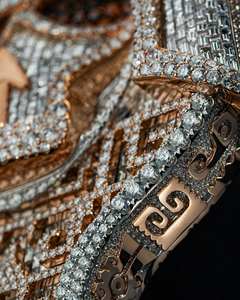 Stylish Design Stunning <b>Moissanite</b> Diamond Pendant <b>Necklace</b> for Women With Brilliant Cut Stones Jewelry - Product Image 6