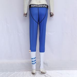 Mallas deportivas de poliéster suave de alta calidad para adultos, pantalones de Yoga ajustados de cintura alta a la moda, talla XL para transpirables informales - Product Image 4