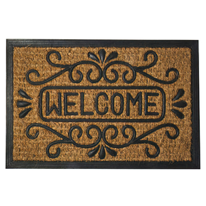 Tappeto d'ingresso in fibra di cocco e gomma 40x60 cm. - Product Image 1