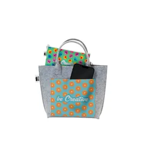 Borsa Promozionale Ecologica Multifunzionale con Gadget e Tracolla - Product Image 2