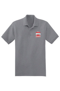 เสื้อยืดโปโลสำหรับผู้ชาย220gsm โลโก้ออกแบบได้ตามต้องการปัก/พิมพ์ลายเสื้อผ้าแนวสตรีทน้ำหนักมากถักแบบลำลองเล่นกอล์ฟ - Product Image 3