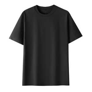 T-shirt en coton de haute qualité pour hommes pour l'été Basic O-Neck Casual Top Washed Technique New Classic Style - Product Image 4