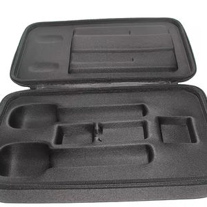 Étui EVA antichoc personnalisé pour microphone portable et anti-stress avec grands inserts carrés - Product Image 1