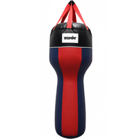 Sac de frappe en PU angulaire personnalisé pour la boxe, OEM, 4 pieds, double face, durable, sac d'entraînement au meilleur prix