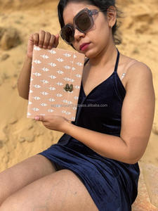 Nuevo Real hecho a mano cubierta dura tela cierre diario bohemio tradicional Vintage cubierta colorida sin forro reciclado hoja diarios - Product Image 4