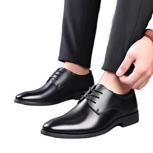 Zapatos de vestir para hombres _ Último modelo 2025 Zapatos de cuero oscuro más vendidos para hombres - Product Image 1