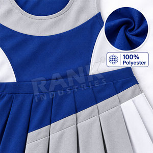 Uniforme de cheerleading scolaire au design haut de gamme, prix abordable, couleur personnalisée, vêtements d'équipe, légers, respirants, vêtements de sport - Product Image 6