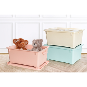 5328 RECTANGULAR STORAGE CONTAINER Child-Friendly <b>Plastic</b> Storage Boxes with <b>Lid</b> Easy-to-Use and Safe <b>Bins</b> for Organizing - Product Image 1