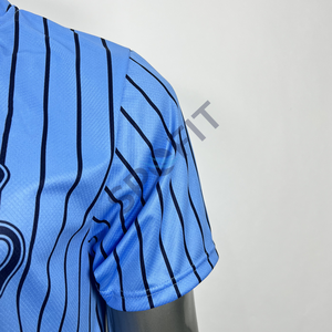 Uniforme de béisbol de medio botón personalizable de alta calidad, logotipo personalizado impreso, camisetas de béisbol transpirables que absorben la humedad, OEM ODM - Product Image 4