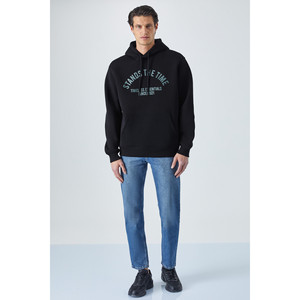 Sweat-shirt à capuche ultra doux en tissu biologique doublé polaire avec poche kangourou pour homme GRIMELANGE WULF - Product Image 2