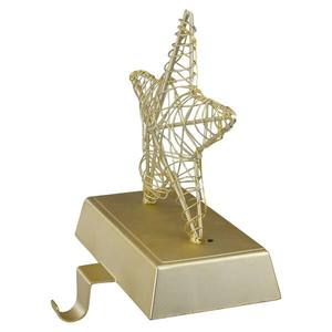Modern Design Cast Iron Wire Metal Star <b>Stocking</b> <b>Holder</b> Shiny Polished for Home and Wedding Party Decorative MOQ 50pcs - Product Image 1