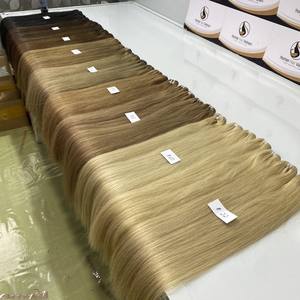 Vente en gros de paquets de cheveux humains vierges, cuticules brésiliennes vierges alignées, tissage de cheveux humains crus en vison - Product Image 4