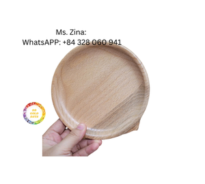 Gran oferta, platos de cena de madera de alta calidad, platos de madera, platos de restaurante, madera de haya hecha en Vietnam - Product Image 5