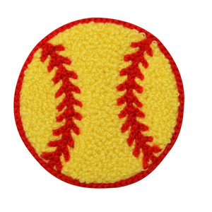 Parches Bordados Personalizados con Logotipo de Béisbol, Corte Láser Chenille, Muestra de Tiempo de Producción con Forma de Flor y Corazón, Bolsa de Hierro con Logotipos - Product Image 1