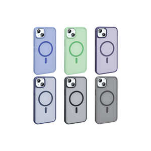 Étui de protection mat Netzy pour iPhone 15 Plus compatible MagSafe, coque antichoc en silicone avec design élégant - Product Image 2