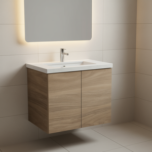 Mueble Base de Baño Vieste de 60 cm, 2 Puertas, Roble Natural - Product Image 3