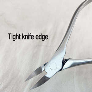 Ciseaux coupe-ongles en acier inoxydable de beauté professionnelle pince à cuticules en Silicone pour manucure pédicure élimination de la peau morte - Product Image 6