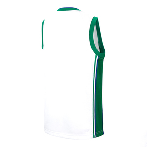 Haute qualité personnalisé hommes femmes maillots de basket-ball ensembles respirants bas prix en gros personnalisé numéro nom tissu blanc - Product Image 4