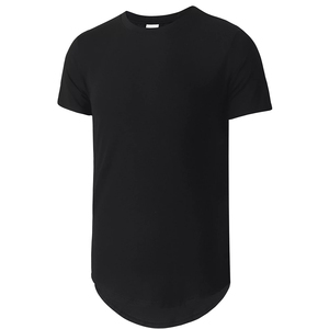 2025 Hip-Hop High Low Curve Hem Camisetas de manga corta Buena calidad Diseño superior Camisas casuales de alta calidad - Product Image 1