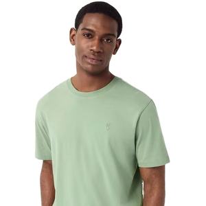 เสื้อยืดผ้าฝ้าย100% 220gsm โอเวอร์ไซส์ผลิตตามสั่ง OEM OTM ผ้าไหมพิมพ์สกรีนได้ทั้งชายและหญิง - Product Image 4