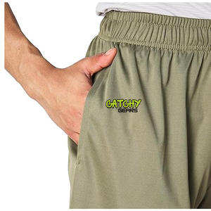 Short de sport pour homme avec logo imprimé personnalisé Short de course à séchage rapide pour homme avec poche pour téléphone portable - Product Image 2