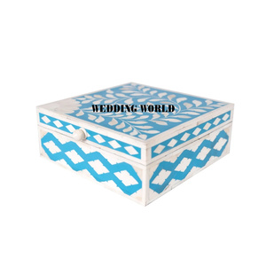 Joyero de madera Caja de almacenamiento de diseño hecho a mano de calidad superior Forma personalizada Joyero de madera al por mayor - Product Image 6