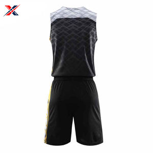 Maillot de basket-ball unisexe à séchage rapide pour adultes, vêtements de sport imprimés en polyester 100%, meilleure vente, ensemble grande taille à prix compétitif - Product Image 3