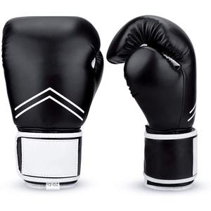 Guantes de boxeo de cuero genuino Muay Thai para hombre y mujer, logo personalizado de alta calidad, último diseño - Product Image 1