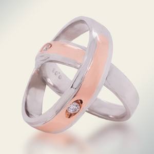 Anneaux de mariage romantiques pour femmes en argent Sterling 925 personnalisés de haute qualité - Product Image 5