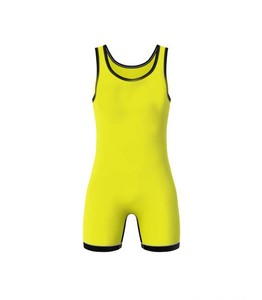 Combinaisons de lutte personnalisées - Designs aux couleurs du club sublimés par transfert thermique (Poly/Spandex 200 g/m²) - Créez votre propre design - Stalwart Impex SWI-WS-074 High - Product Image 3