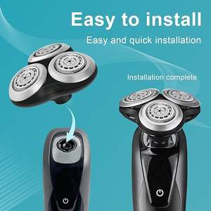 Cabezal de Afeitado de Precisión Plateado de Repuesto con Cuchillas de Doble Capa y Hebilla Metálica para Uso Facial - Product Image 3