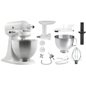 Para Batidora de Alimentos KitchenAid 4.28L Modelo 5K45SSEWH en Color Blanco - Product Image 1