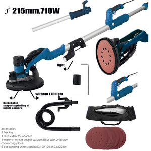 Ponceuse murale électrique <span class=keywords><strong>girafe</strong></span> haute performance <span class=keywords><strong>pour</strong></span> le bricolage, avec sac, 710W, vitesse variable, <span class=keywords><strong>pour</strong></span> murs et <span class=keywords><strong>plafonds</strong></span> - Product Image 1