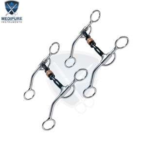 Marca personalizada Reinsman All Around Bit Broca de boca de caballo de acero inoxidable Equipo ecuestre de entrenamiento occidental Proveedor OEM - Product Image 3