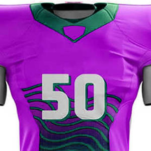 Nuevo Diseño de Uniformes de Fútbol Americano, Transpirables, de Secado Rápido, que Absorben la Humedad, 100% Poliéster, Unisex, Servicio OEM - Product Image 3