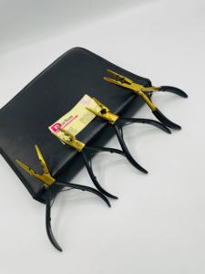 Dernière pince à cheveux en acier inoxydable 2 trous outils d'extension de cheveux multifonctionnels pour l'épilation Micro anneau boucle - Product Image 6