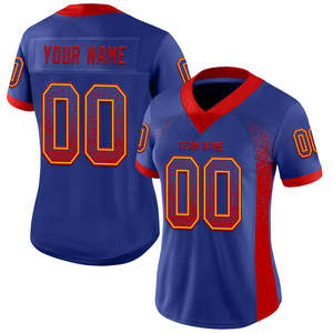 Camiseta de fútbol americano de diseño sublimado personalizado cómodo para hombre, uniforme deportivo de equipo de talla grande con costuras bordadas - Product Image 5